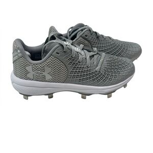 Under Armour Women’s Soccer Shoes Charged Microchips Grey Size 6‎ NWOB